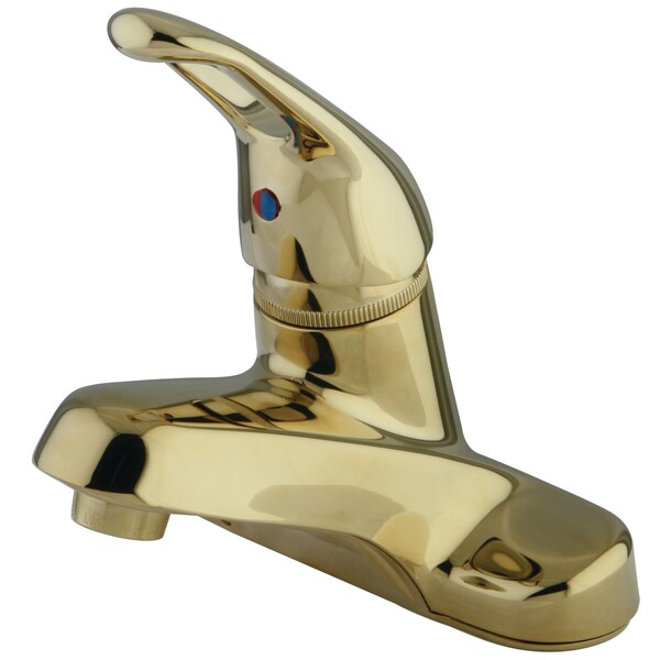 Kingston Brass 4" Centerset Bathroom Faucet, Polished Brass KB512LP - main